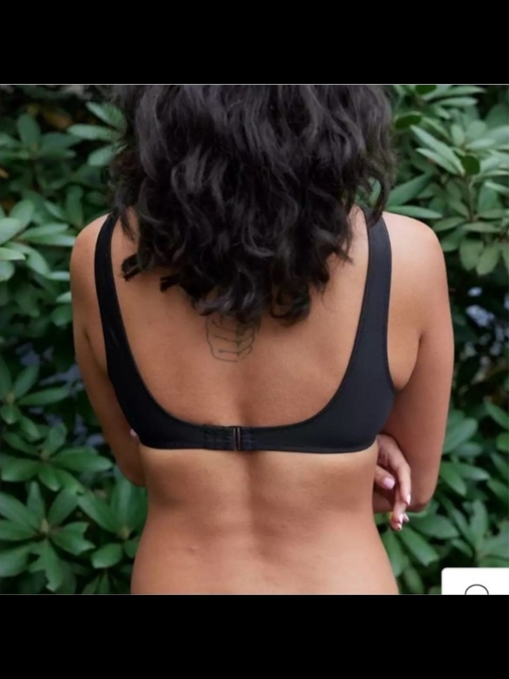 aerie Black Scoop Wire-Free Swim Bra New - Picture 3 of 4